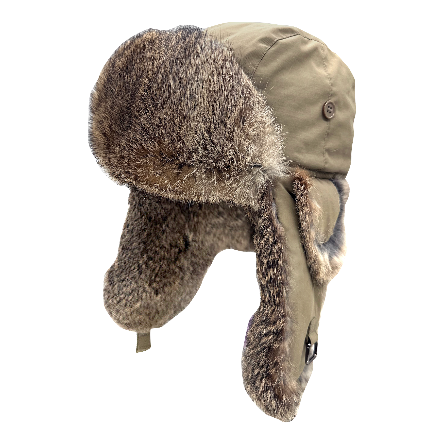 Aviator Hat with Rabbit Fur